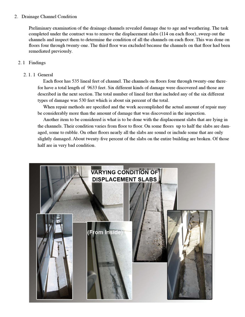 drainage channels condition report page 4